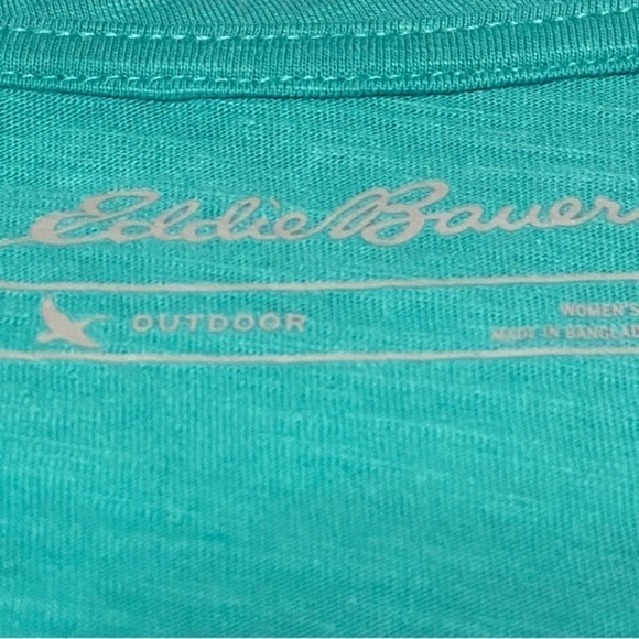 Green women’s Eddie Bauer tee shirt. Sz Small. - Picture 6 of 6